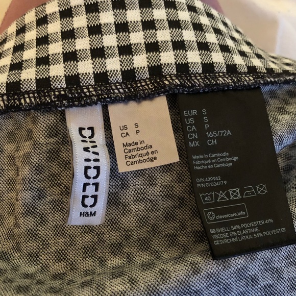 H&M GINGHAM SKIRT - Picture 3 of 3